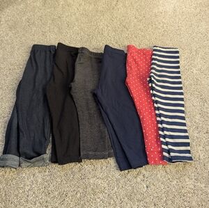 6 Toddler Leggings - 18 Months